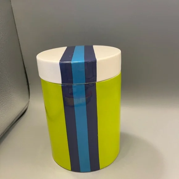 Jonathan Adler Happy Chic "Carbs" Ceramic Carnaby Canister Gasket Seal EUC - Picture 4 of 12